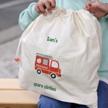 Personalised cotton bags for children