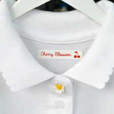 Iron-on name labels for clothes - Classic shape