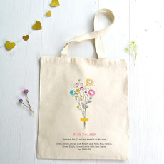 personalised tote bags for teachers
