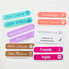 etiquetas para escuela