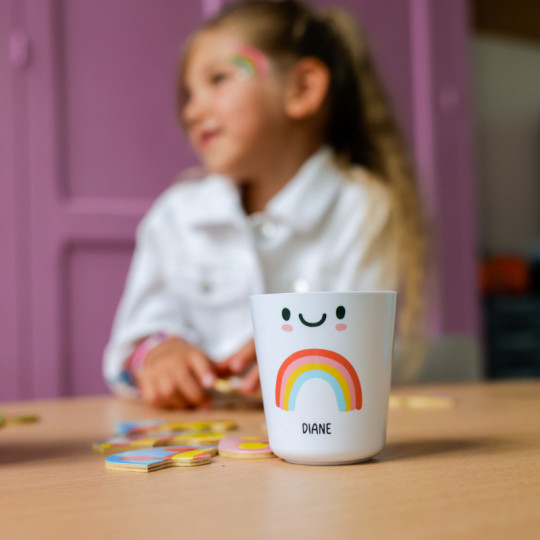 personalised plastic cup for children