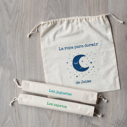 Bolsa 100% algodón personalizable - Varios tamaños - Precios mini