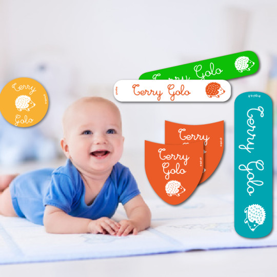 50 étiquettes Prénom Personnalisables Pour Enfants - Autocollants Imperméables 6x1 Cm, Pour école, Crèche, Affaires