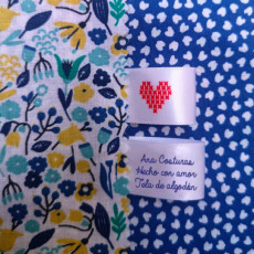 Etiquetas tela para coser en la ropa formato XL | Soyde