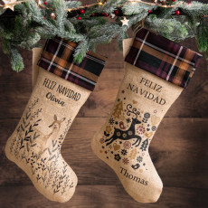 calcetínes de navidad personalizados