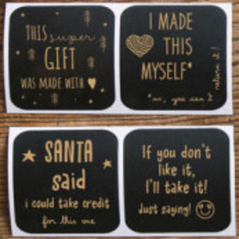 gift labels