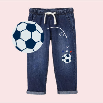 patch thermocollant trou jean foot