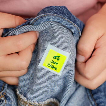 etiquettes autocollantes pour vêtements
