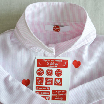 etiquette autocollante amour