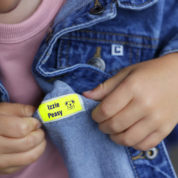 name stickers for clothes