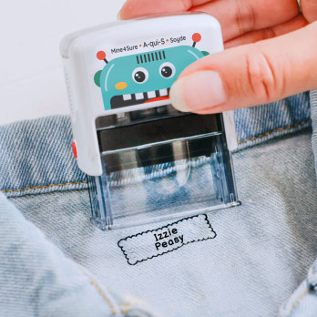 personalised clothing name stamp for school