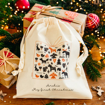 Personalised Christmas gift bag
