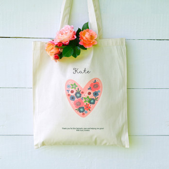 Personalised tote bag for teachers