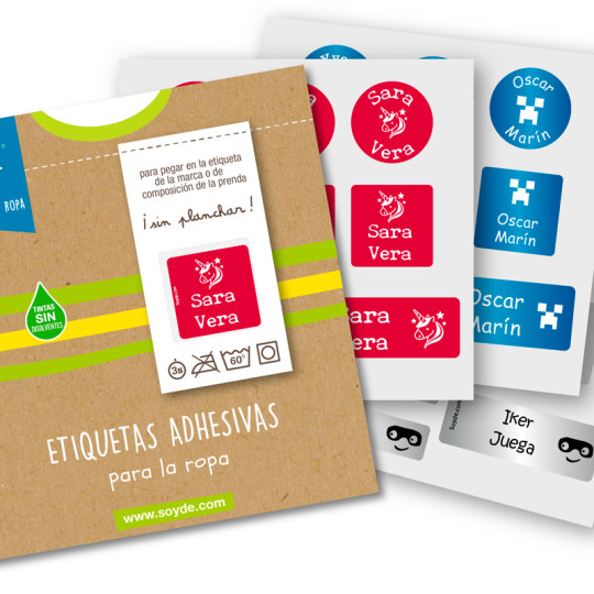 Pegatinas para ropa: Sin disolventes - | Soyde