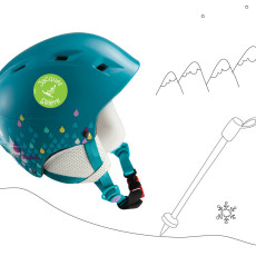 autocollant pour casque de ski