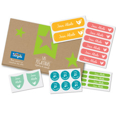 Pack 100 pegatinas circulares personalizadas por 11&amp;euro;