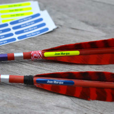 Etiquette crayon et stylo pour l'école