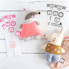 etiquetas para doudou personalizadas