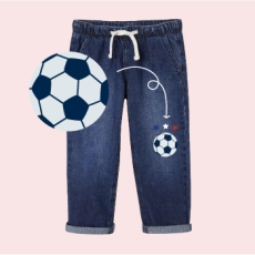 patch thermocollant trou jean foot