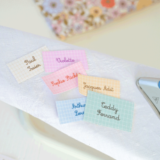 etiquettes pour tablier activité enfant à personnalisée