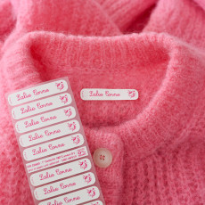 etiquettes thermocollantes enfants adultes vêtements