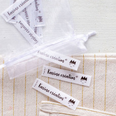 etiquette à coudre