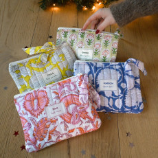 pochette personnalisée matelassée