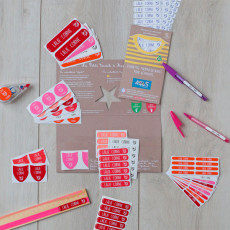 Etiquetas escolares personalizadas para niños