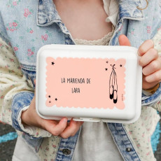 fiambrera para el cole personalizada con el nombre