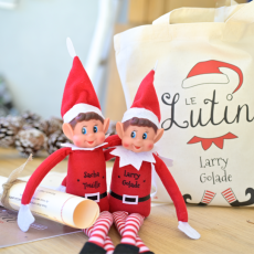 Kit Lutin articulé farceur Noël Personnalisé -  France