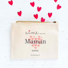 pochette femme: aime comme maman