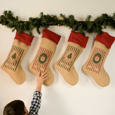 chaussette decoration noel