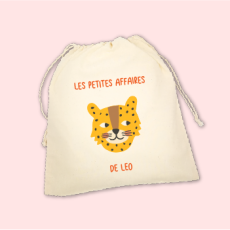 sac de rechange personnalisé léopard pour les vêtements ou affaires