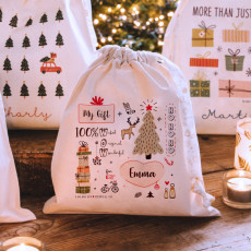 Personalised Christmas gift bag