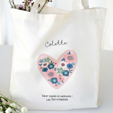 sac coton fête des grands mères personnalisé