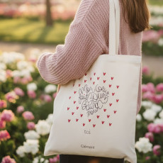 Tote bag amour saint valentin personnalisé