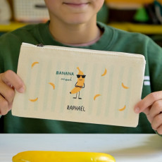 trousse personnalisée banane garçon