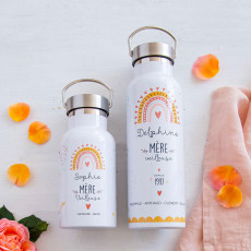 gourde inox personnalisable, mère veilleuse pour maman