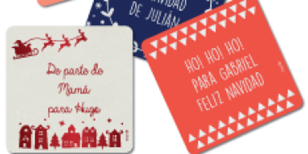 Etiquetas personalizadas una a una especiales para los regalos de Navidad –  Las Individuales® - Soyde