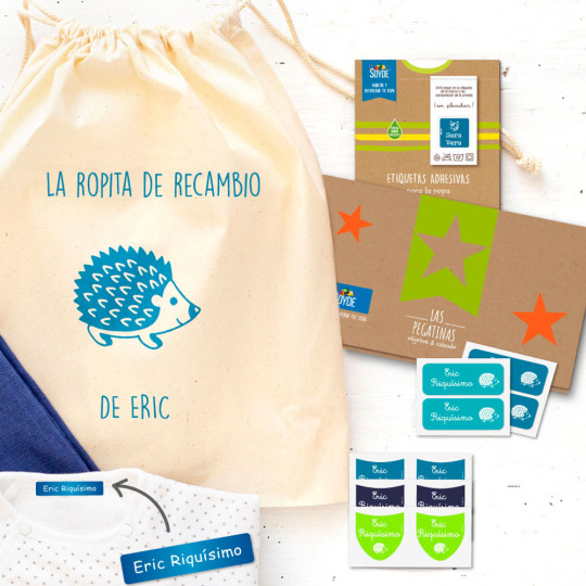 Pack 46 pegatinas personalizadas para guardería – TuTiendaEnPañales - Ropa  y complementos para bebes