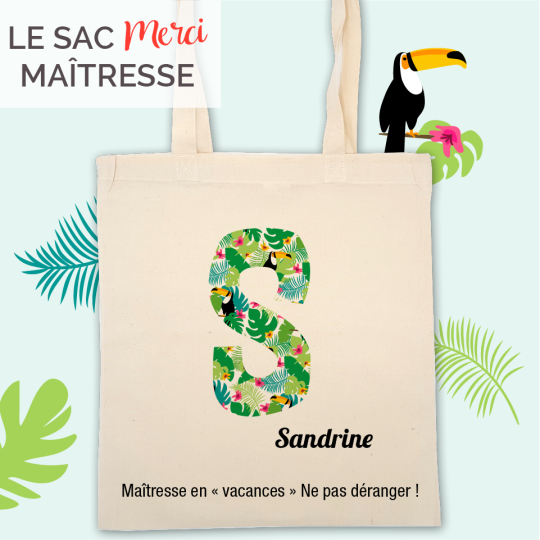 Tote bag a personnaliser Sac 100 coton a offrir A qui S