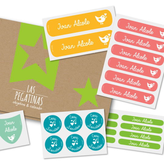 Pack 100 pegatinas circulares personalizadas por 11&amp;euro;