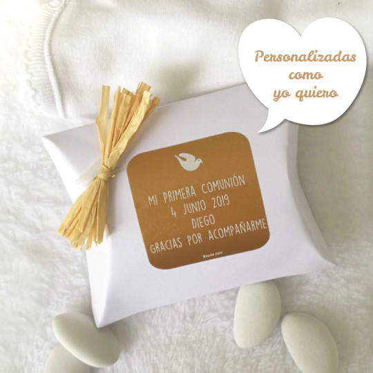 Pegatinas personalizadas para detalles de boda. Cantidad Pack de