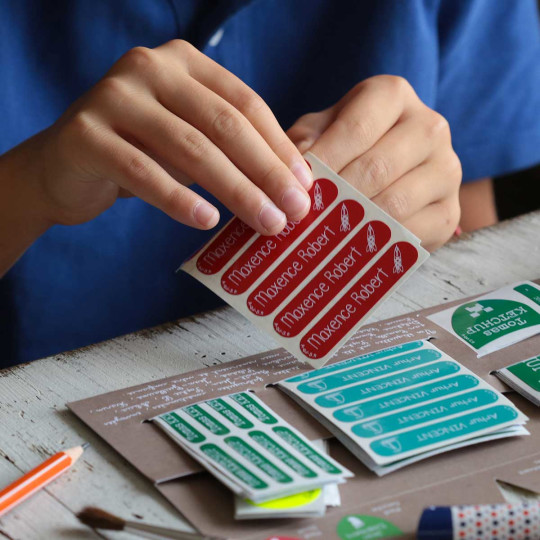 Règle personnalisable avec photo - Fourniture scolaire