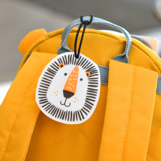 Backpack name tag hot sale