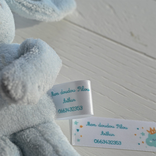 étiquette doudou à coudre