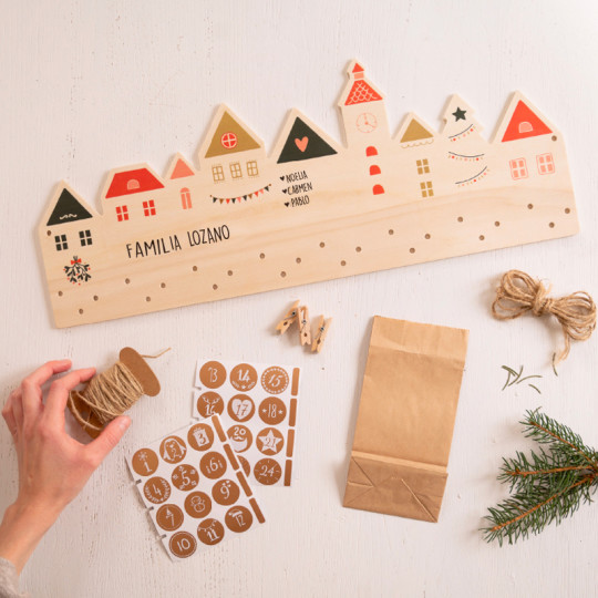 Crea un calendario de Adviento con mini cajoneras de madera - Astiblog