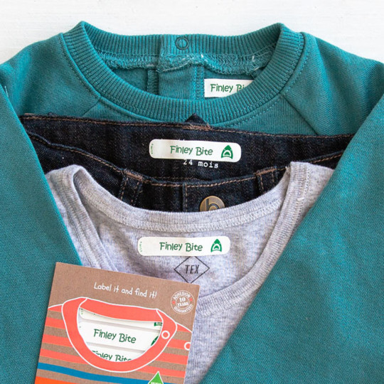 Basic Iron-On Clothing Name Labels | 96 Labels