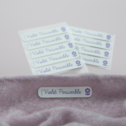 personalised iron on name labels