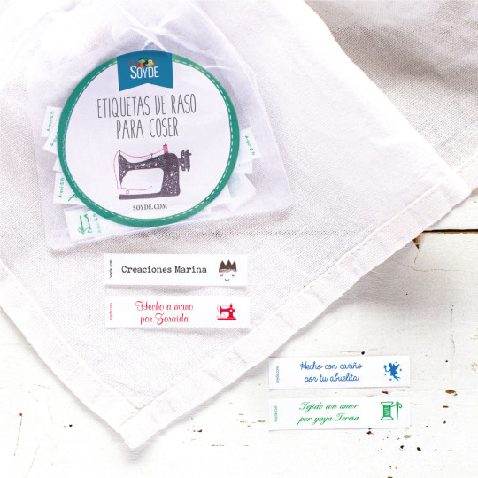 🥇 ETIQUETAS DE TELA PARA ROPA ✔️ Etiquetas para coser en ropa